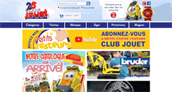 Desktop Screenshot of clubjouet.com